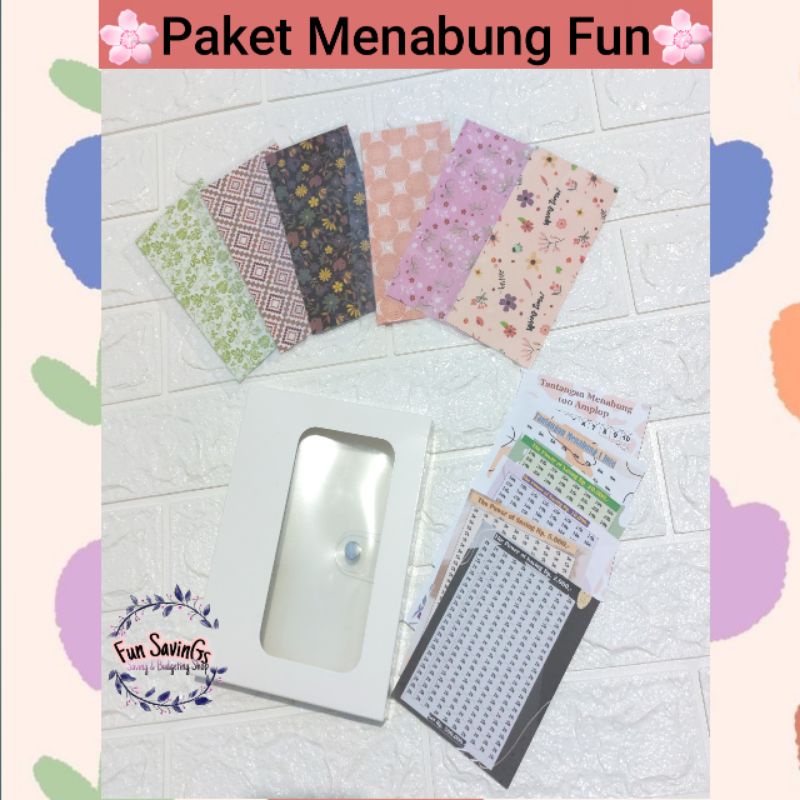 

[FUN] | COD | Paket Menabung Fun | Murah dan Hemat | Binder A6 | Ziplock | Tracker menabung | Paket Fun Savings | Paket Pemula