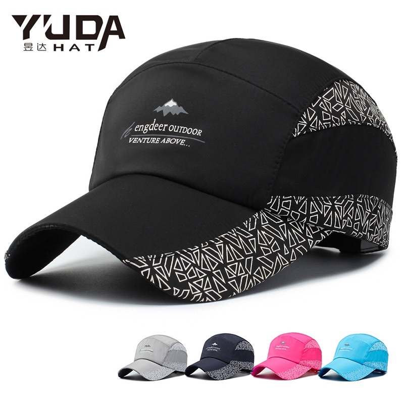 Topi Baseball Pria Wanita Quick Drying Hat Topi Outdoor Engdeer