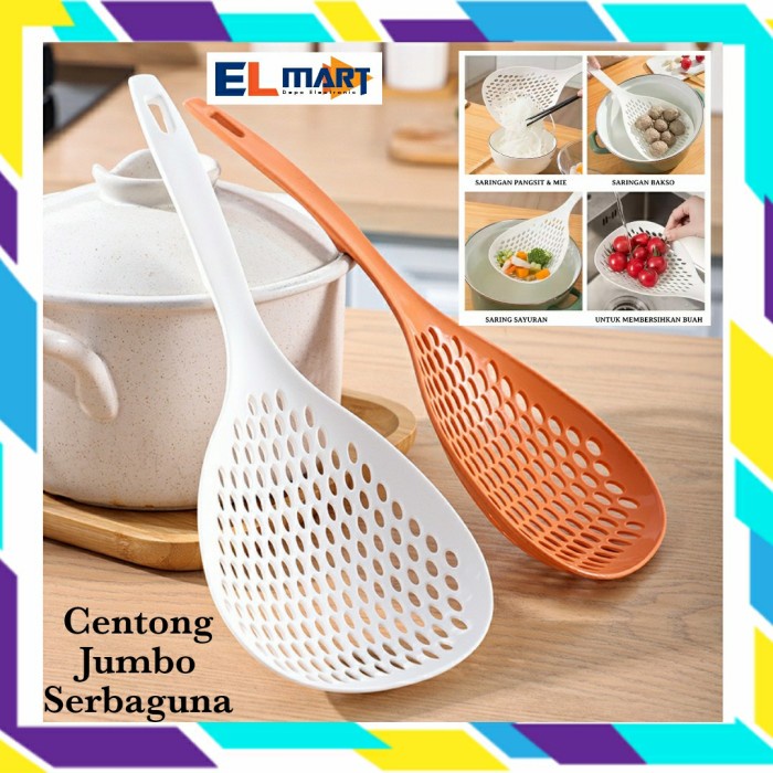 Sendok Saringan Mie Centong Jumbo Serbaguna Tirisan Spaghetti CN03