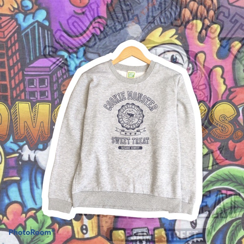 Sesame Street Grey Crewneck