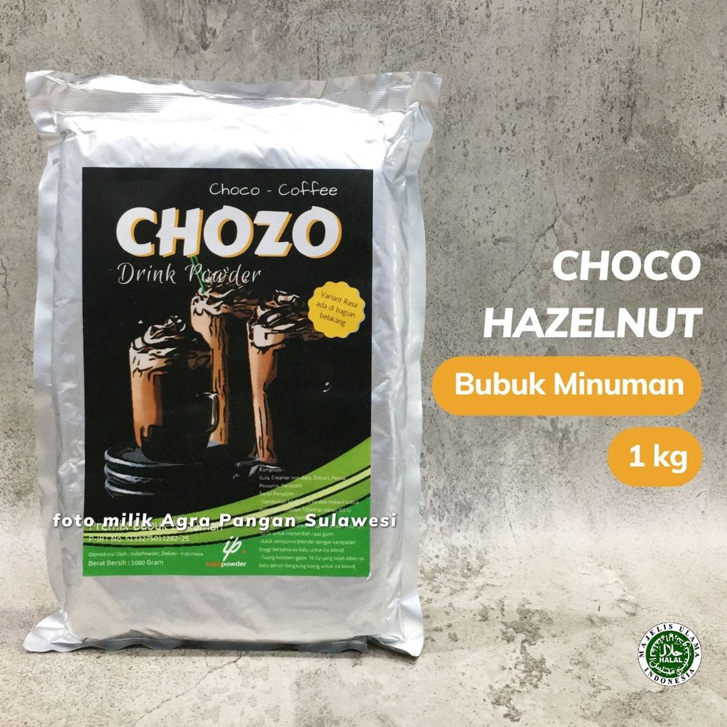 

Bubuk Minuman COKLAT HAZELNUT 1kg | Chocolate Cokelat Drink Powder Latte Milkshake Premix Instan - Indo Powder