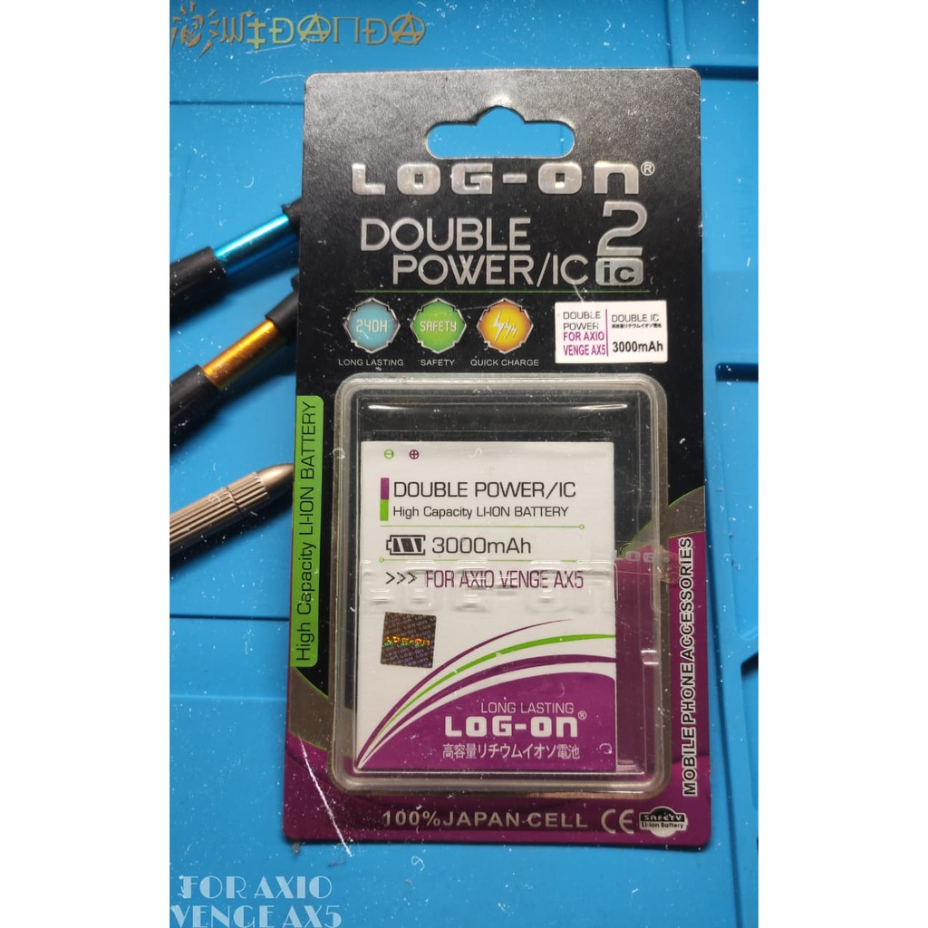 BATTERY POWER - BATERAI VENGE LOG AX5 DOUBLE ON AXIOO