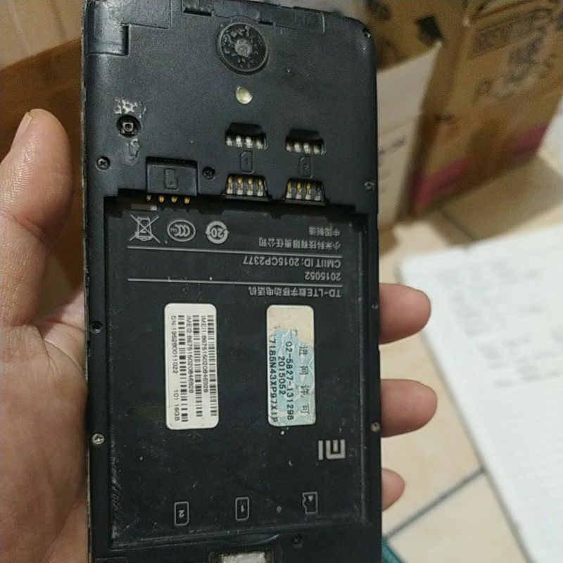 Mesin Redmi note 2 normal copotan Ori