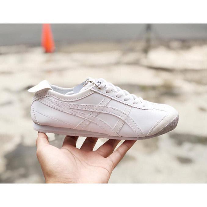 promo sepatu asics gel onitsuka putih white / pria wanita grade original terbaru