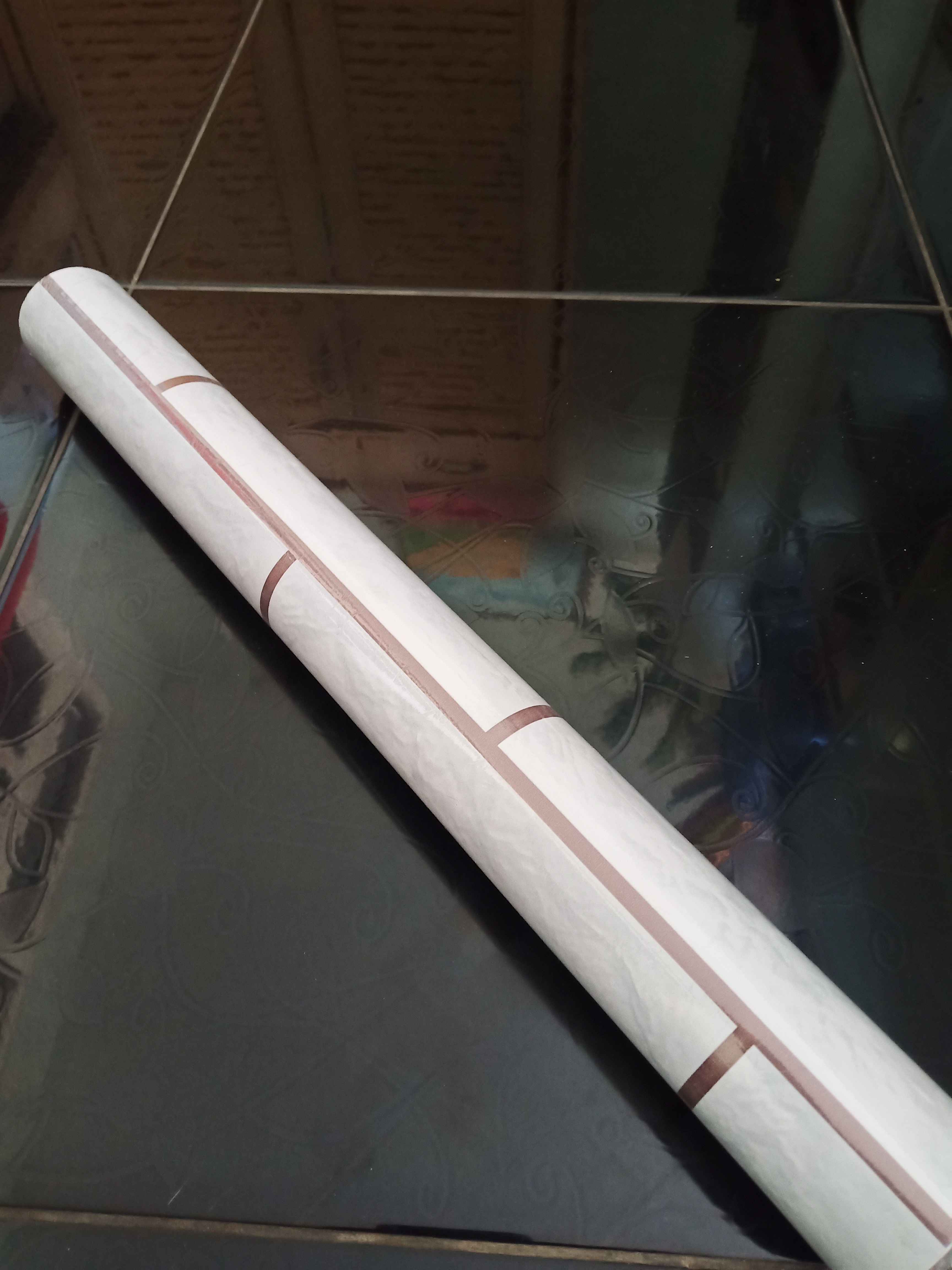 Wallpaper Bata Putih 45cmx10 Mtr