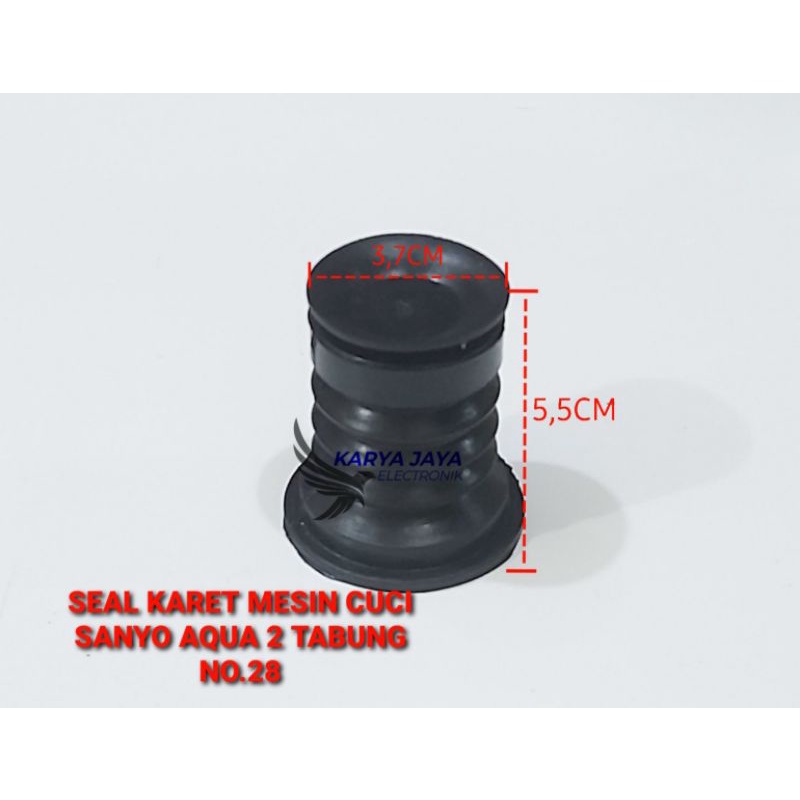 Seal karet pembuangan mesin cuci sanyo AQua No.28