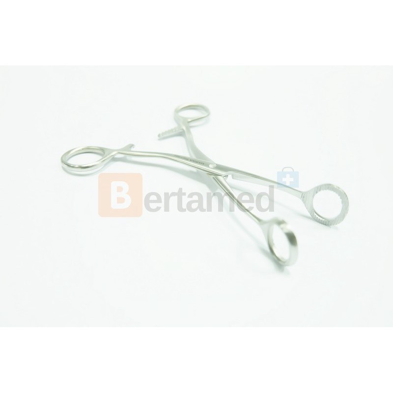 Collin Tongue Holding Forcep / Penjepit Lidah