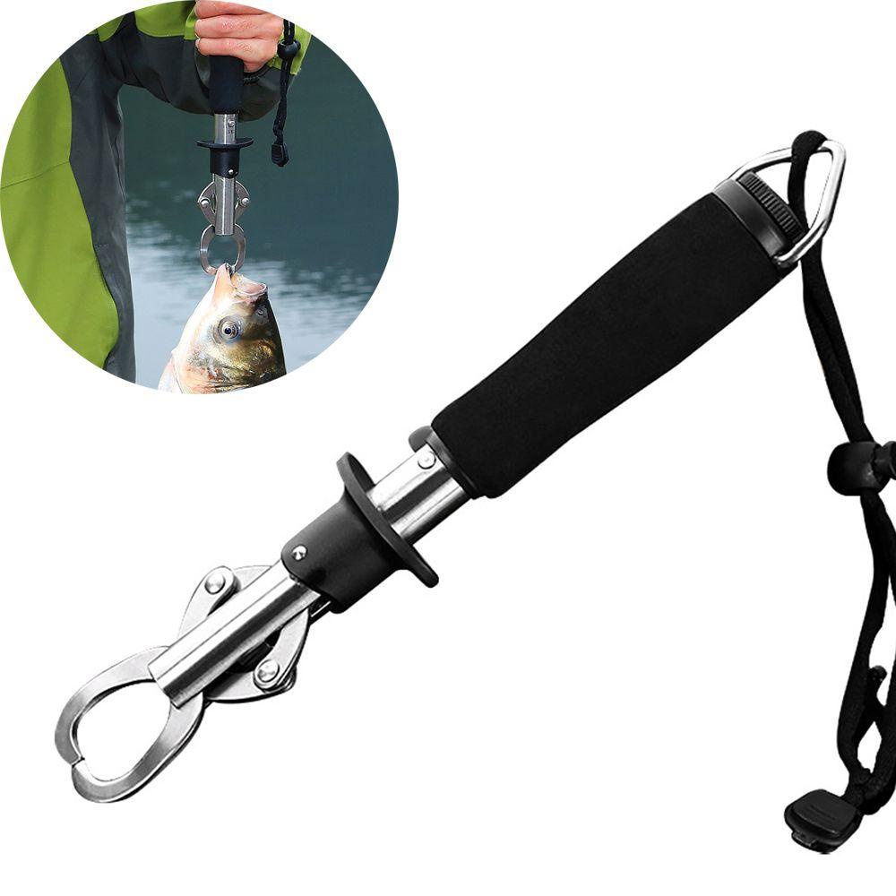 Augustina Fishing Plier Portable Tang Tackle Grabber Dengan Timbangan Alat Pancing Ikan Lip Grip Tool