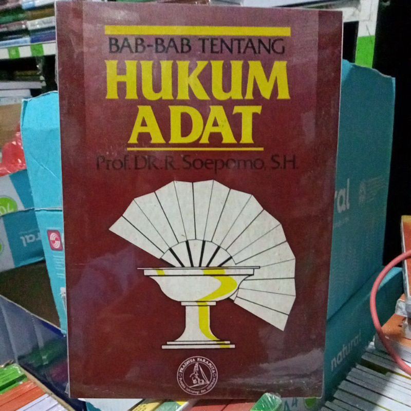 Jual Bab Bab Hukum Adat Prof Dr R Soepomo S H Shopee Indonesia