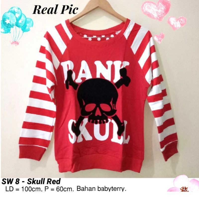 SWEATER CUTE,  BAJU LENGAN PANJANG CEWEK LUCU KARAKTER