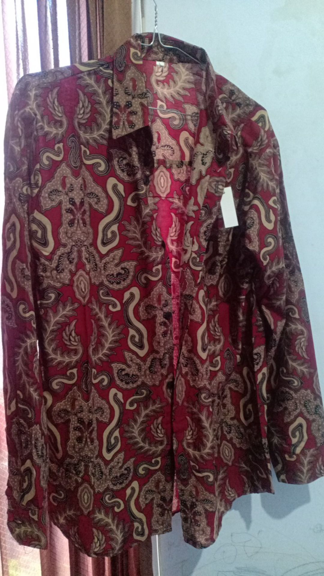 Baju Batik Pria Slimfit Modern Lengan Panjang Ob 514