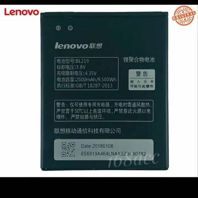 Baterai Battery Lenovo BL219 BL 219 A880 A889 A916 Batre Original OEM