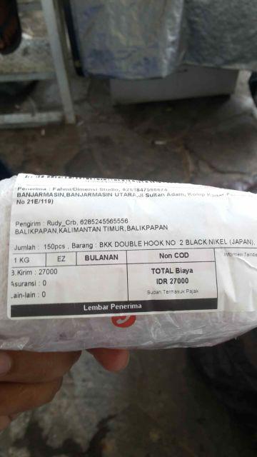 Bkk Double Hook No. 2 Black Nikel (japan)