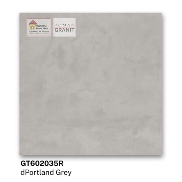 Roman Granit 60X60 Gt602035R Dportland Grey Matt Surface