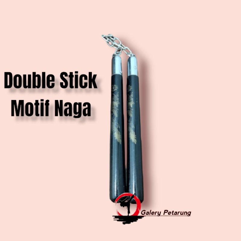 Double Stick kayu Nunchaku, Ruyung kayu import