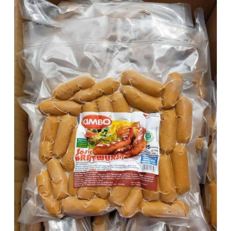 

Kimbo Sosis Bratwurs 450g