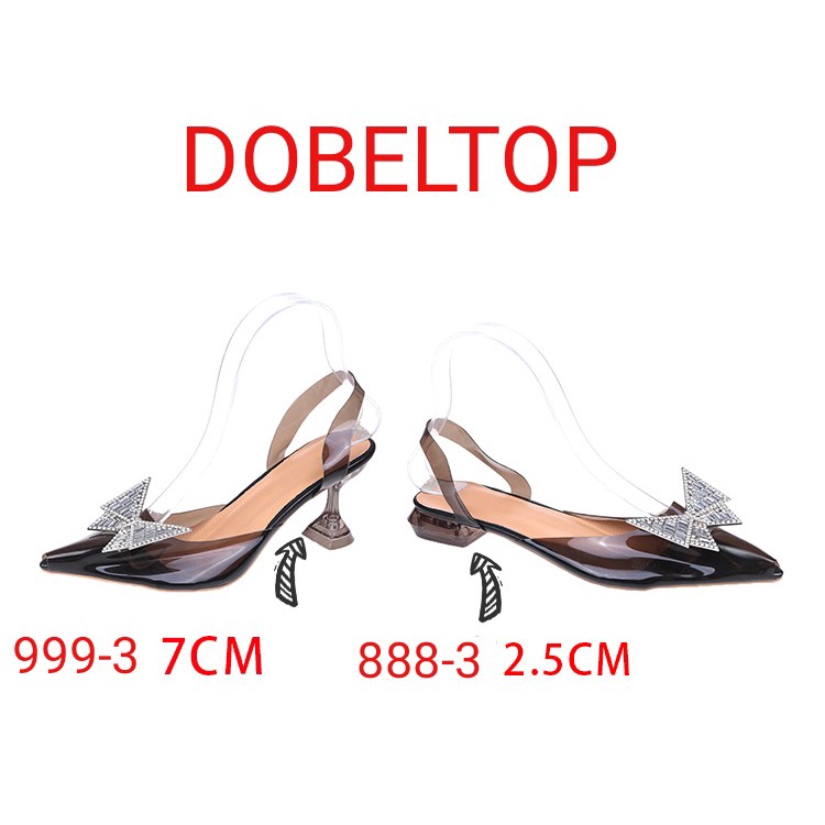 Heels wanita dbltop 999-3N/7cm kupu2