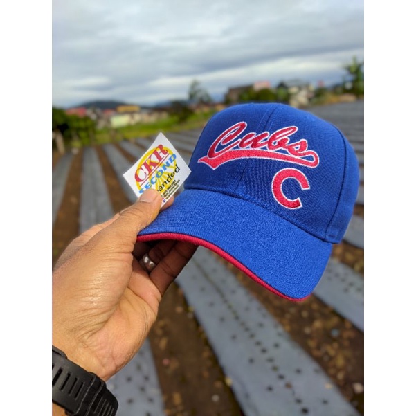 Topi pria original branded baseball MLB CHICAGO CUBS