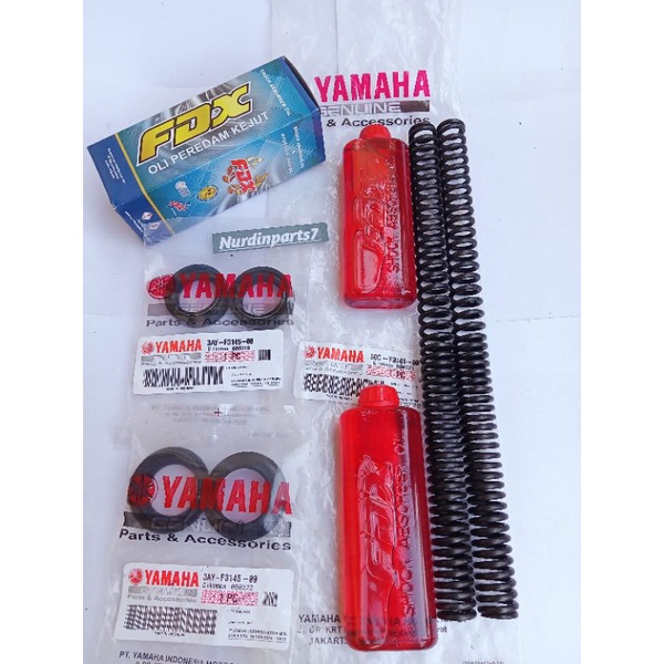 Paket Per Shock Depan + seal shock + oil shock Yamaha Jupiter MX New 135 50C