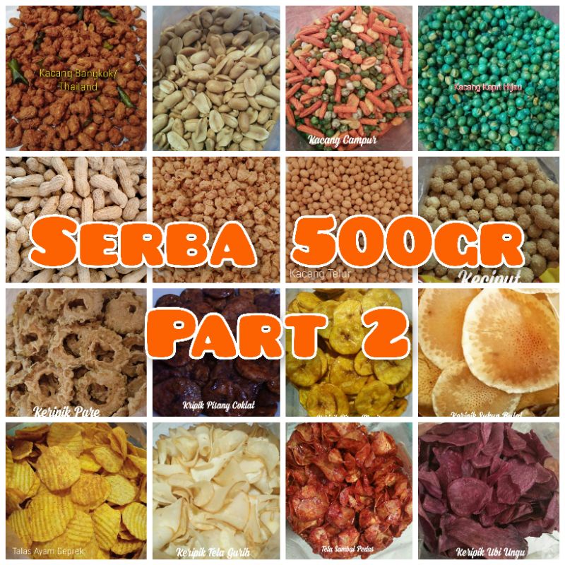 

Serba 500gr Aneka Snack Curah Murah Meriah