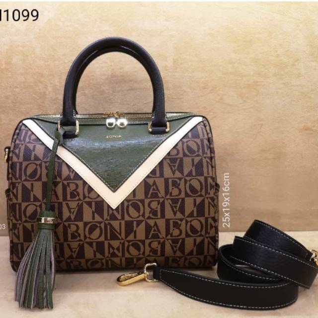 Speedy list hijau size M bonia original