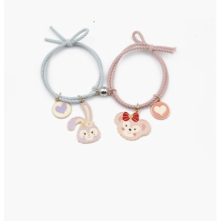 2Pcs Gelang Tali Karet Magnetik Desain Astronot Cinnamoroll Isi 1 Pasang Untuk Pria Dan Wanita-6