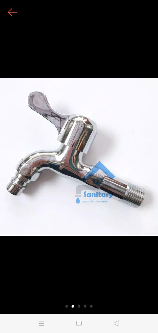 Kran Taman Minimalis Engkol Jp - Keran Air Mesin Cuci Tembok Kamar Mandi Dinding Faucet Tap