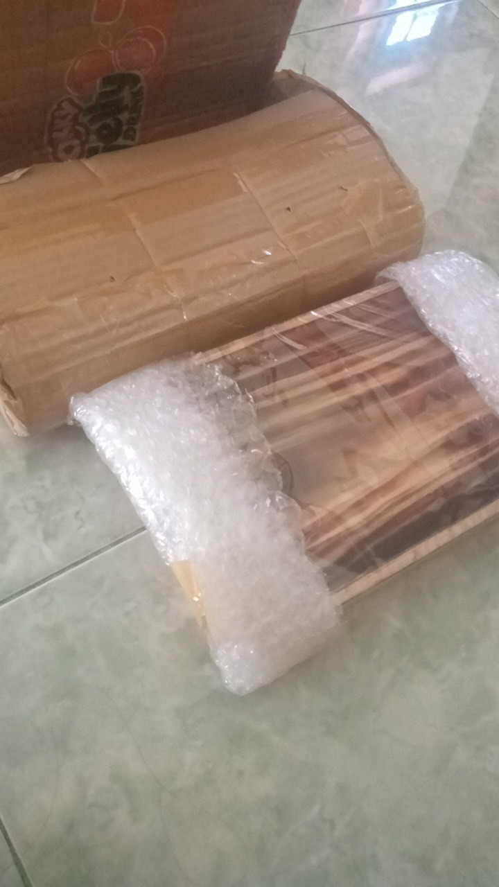 Nampan Kayu / Baki Kayu / Tray Kayu Pinus 28 X 18 Bakaran Melengkung