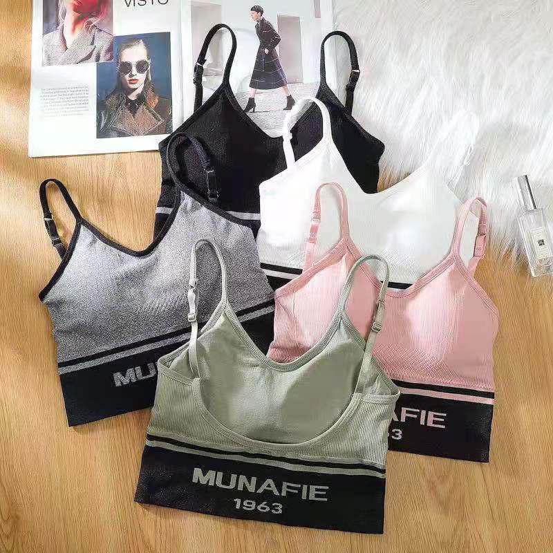 Sport Bra / Gym Bra / Bra Tanpa Kawat Munafie