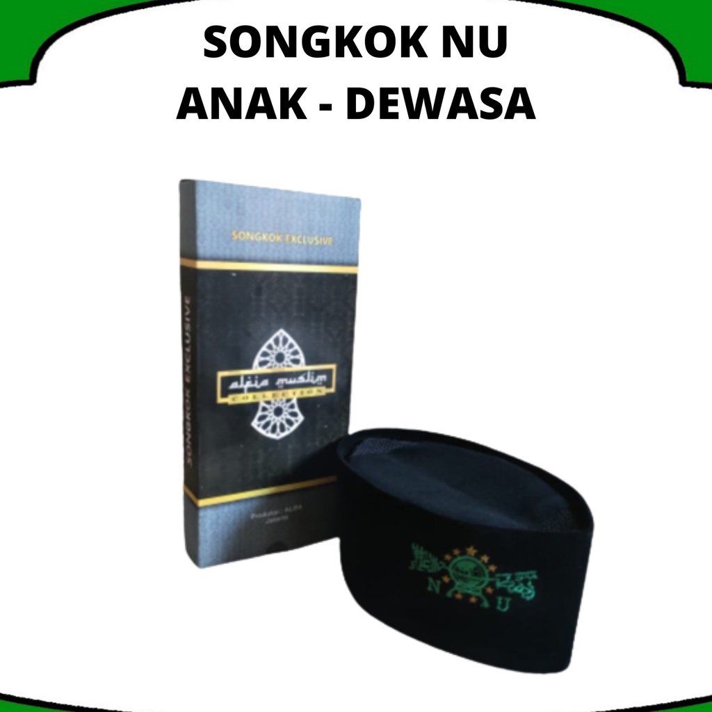 SONGKOK NU MOTIF NU SONGKOK KOPIAH HITAM