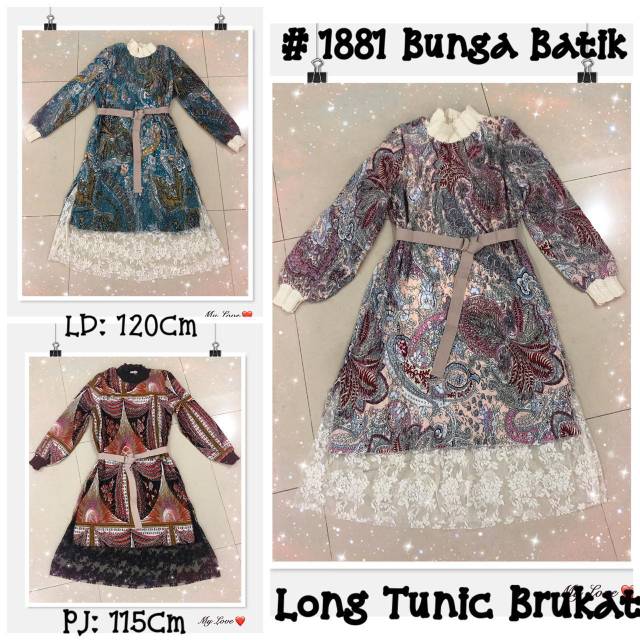 Tunik plisket import