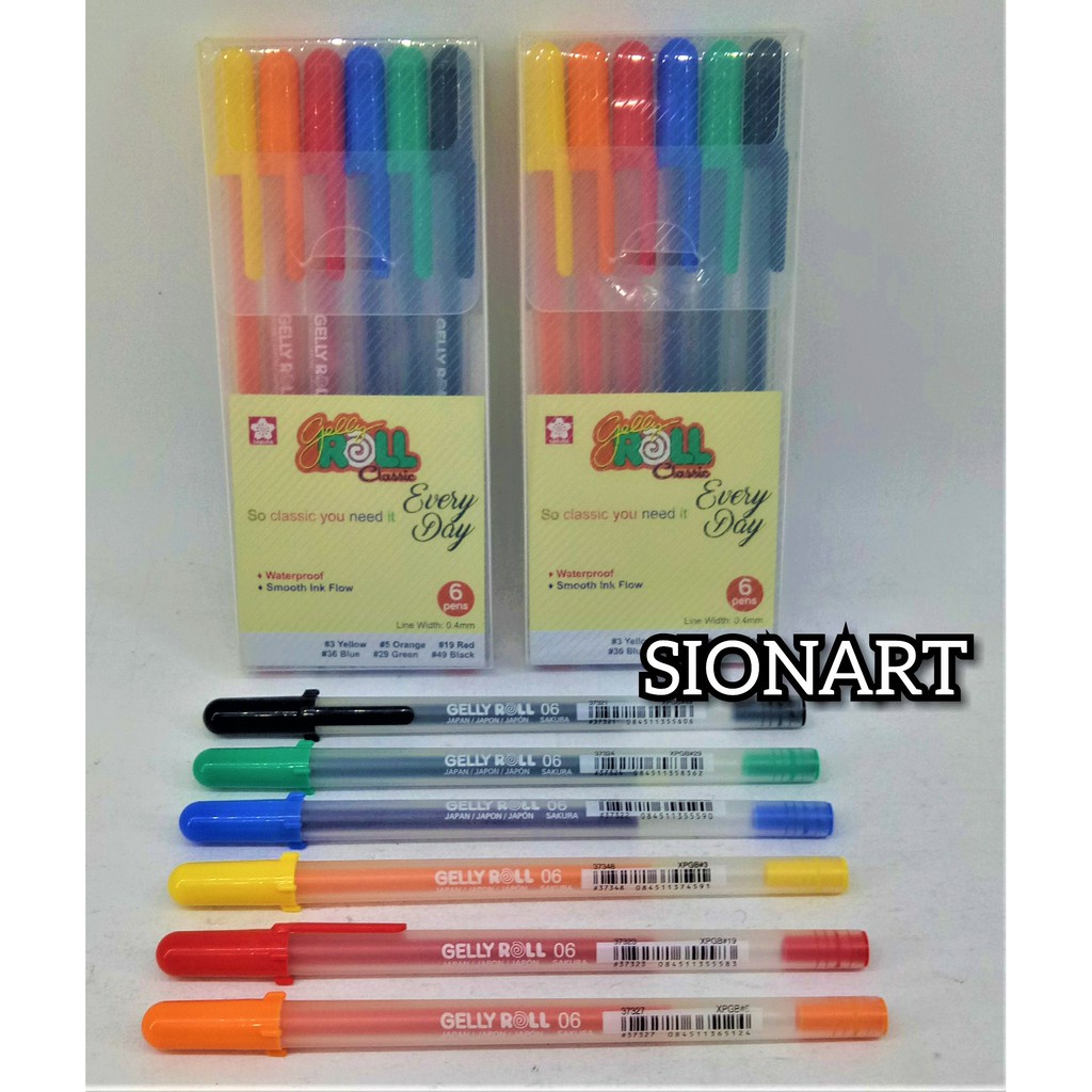 

Sakura Gelly Roll 6 Set / Gelly roll moon light 6pcs