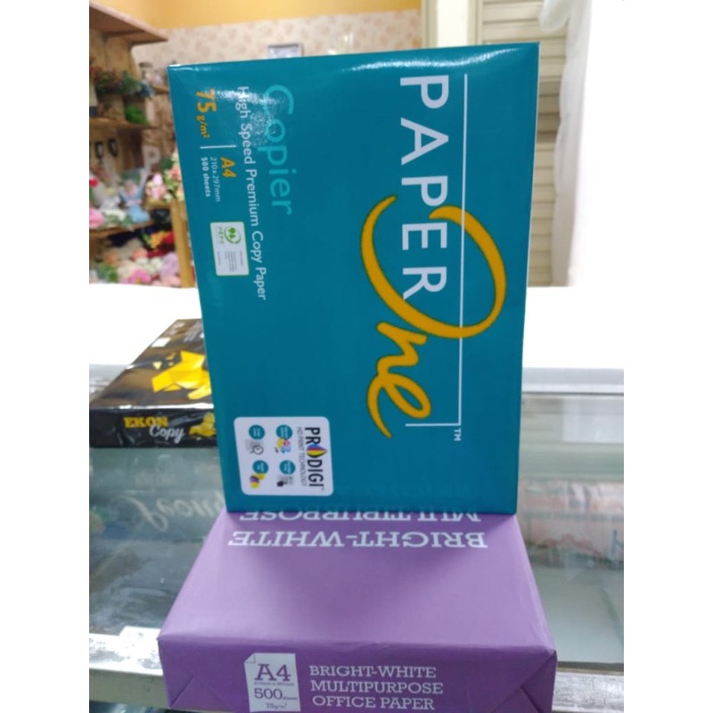 

Kertas FC 75 gsm A4 Paper One