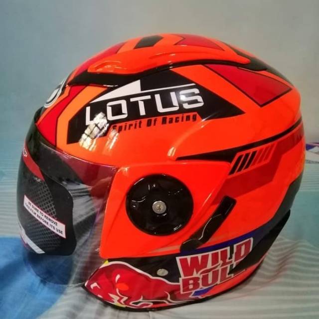 Helm NHK Marc Marquez 93 motogp orange helmet double visor