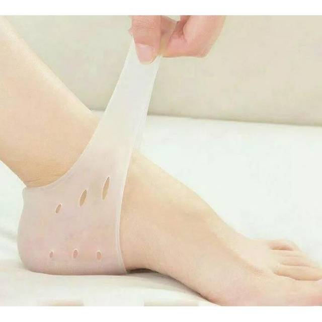 BS684 Pelindung Tumit Kaki Silikon Gel Tumit Supaya Tidak Kasar / pecah2