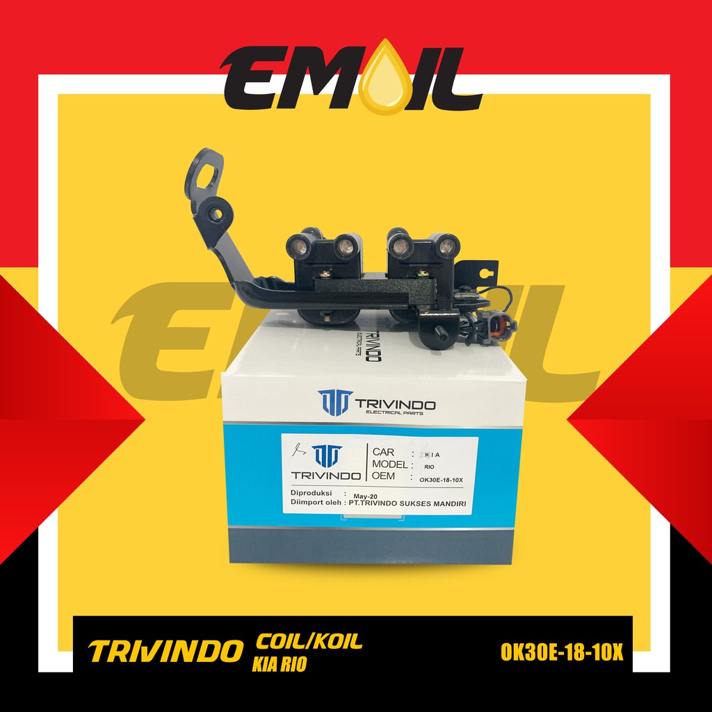 Coil Koil Kia Rio 0K30E-18-10X Trivindo