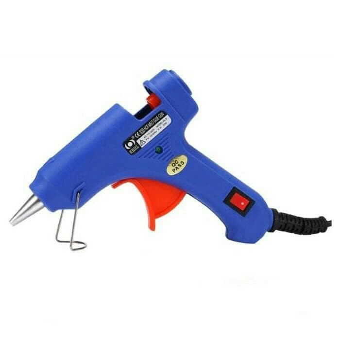 Pistol Lem Tembak YB703 20Watt Hot Melt Glue Gun- Biru