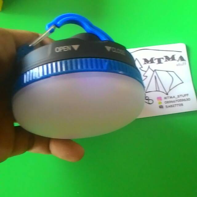lampu tenda bakpao/ lampu camping baterai