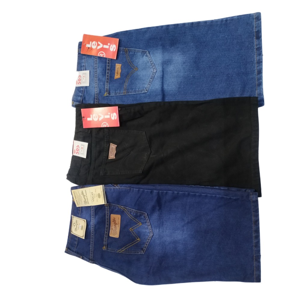 Celana Pendek Jeans Borju Non Stretch BIG SIZE / JUMBO 27-44