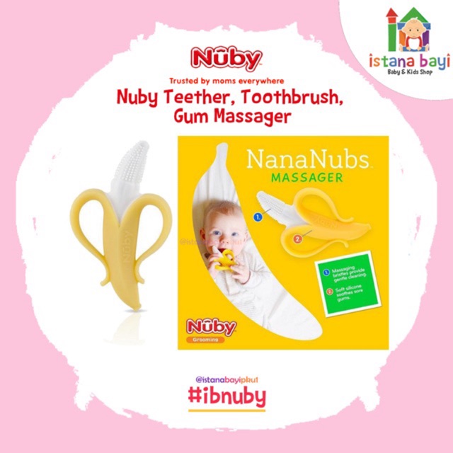 Nuby Banana Teether - Gigitan bayi