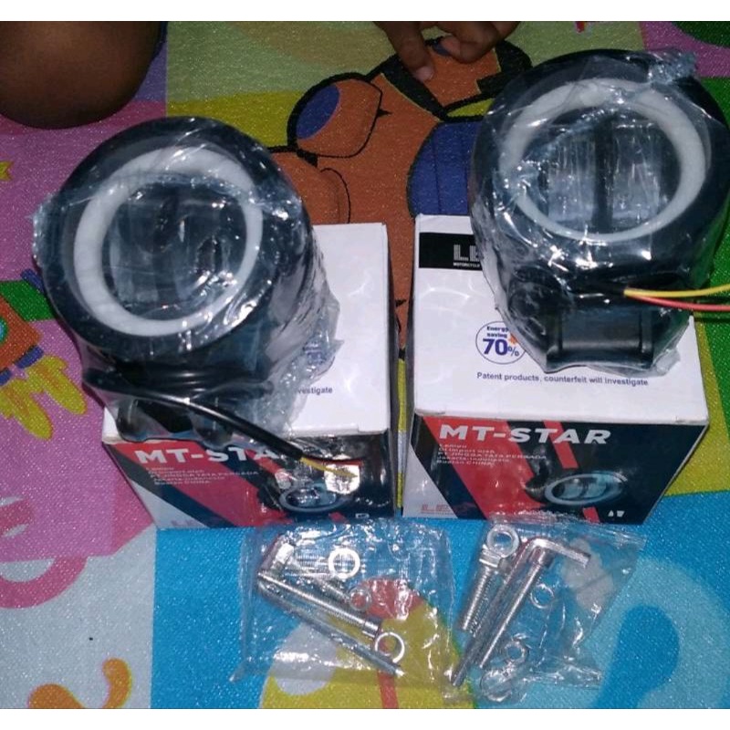 Lampu Tembak Daymaker Mini 2Lensa MT-STAR WATERPROOF UNIVERSAL DAYMAKER 2LENSA