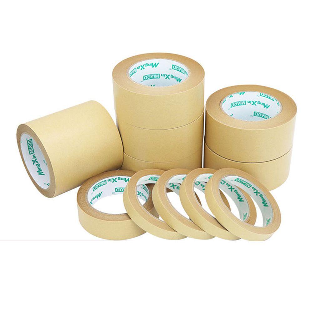 Pineapple Kraft Paper Tape Tahan Air Dapat Ditulis Dengan Viskositas Tinggi Sealing