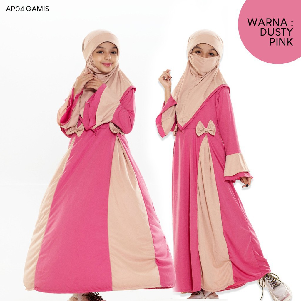 GAMIS ANAK PEREMPUAN - GAMIS SYARI ANAK PEREMPUAN - BAJU MUSLIM ANAK PEREMPUAN - BUSANA MUSLIM ANAK