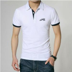Kaos Polo Shirt Bahan Lacoste Premium Murah   Kaos Polos Kerah Pria Cowok Coklat Abu Putih Navy Hit