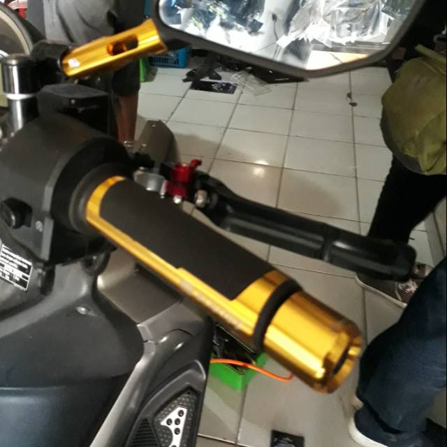 Handgrip variasi motor plus jalu stang aerox beat cb150r fino new nmax 2020 2021 xmax adv 150 pcx