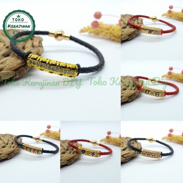 Gelang Tali Wanita Liontin Charm Xuping Lapis Emas Aksesesoris Fashion Premium Quality