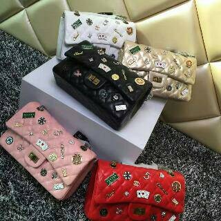 TAS CHANEL KOIN 25CM SEMI PREMIUM