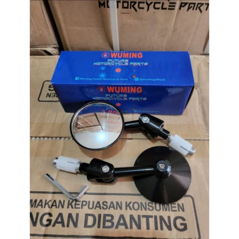 spion jalu oval spion bar end spion jalu stang spion variasi jalu spion nmax aerox pcx beat vario ninja cbr vixion-Wuming KC bulat