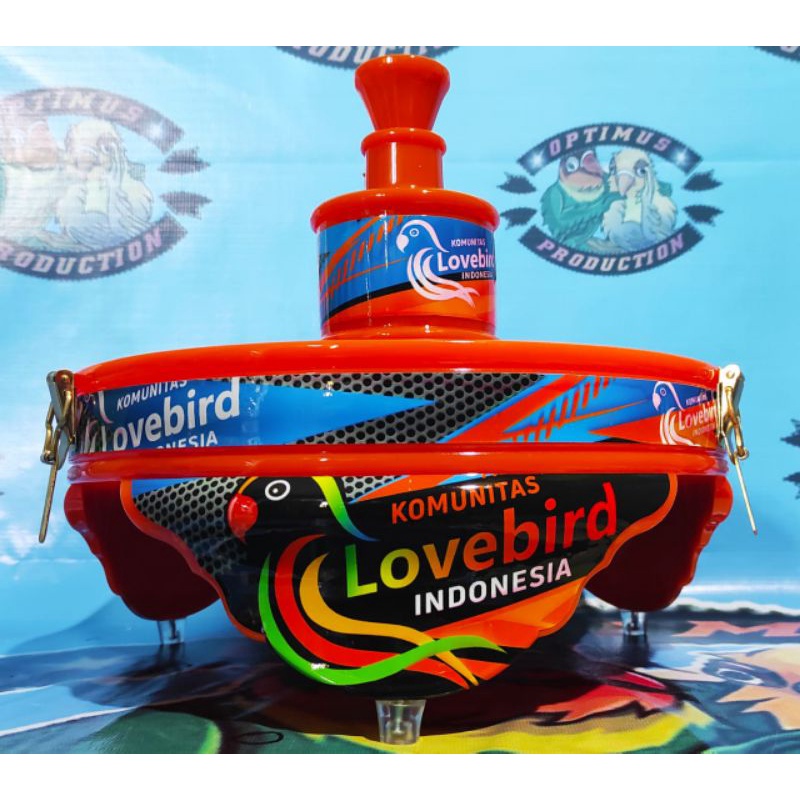 Tebok pvc lovebird//tebok kk lovebird//tebok sangkar bulat//tebok pvc komunitas lovebird mania indon