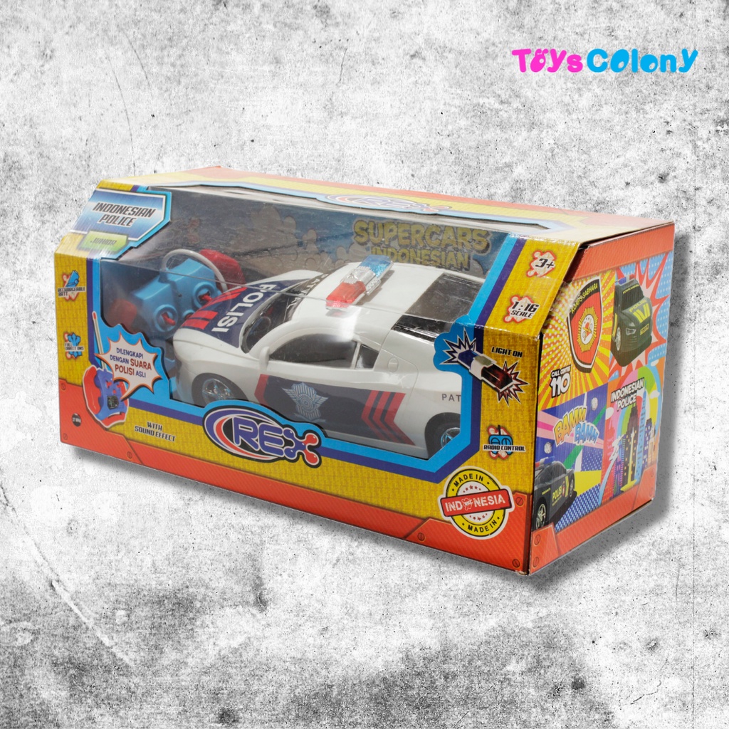 REX-Mobil Polisi Audi Remote Control RKC02093-1